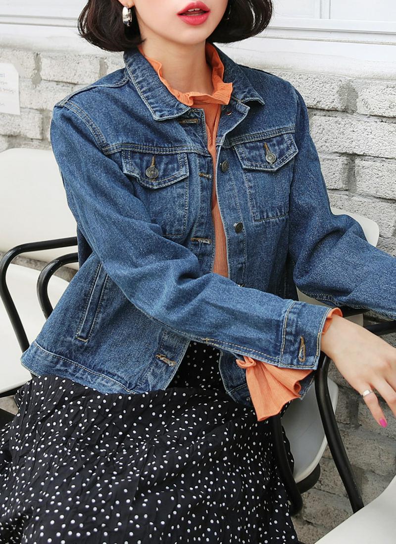 ウォッシュドデニムジャケット・全1色