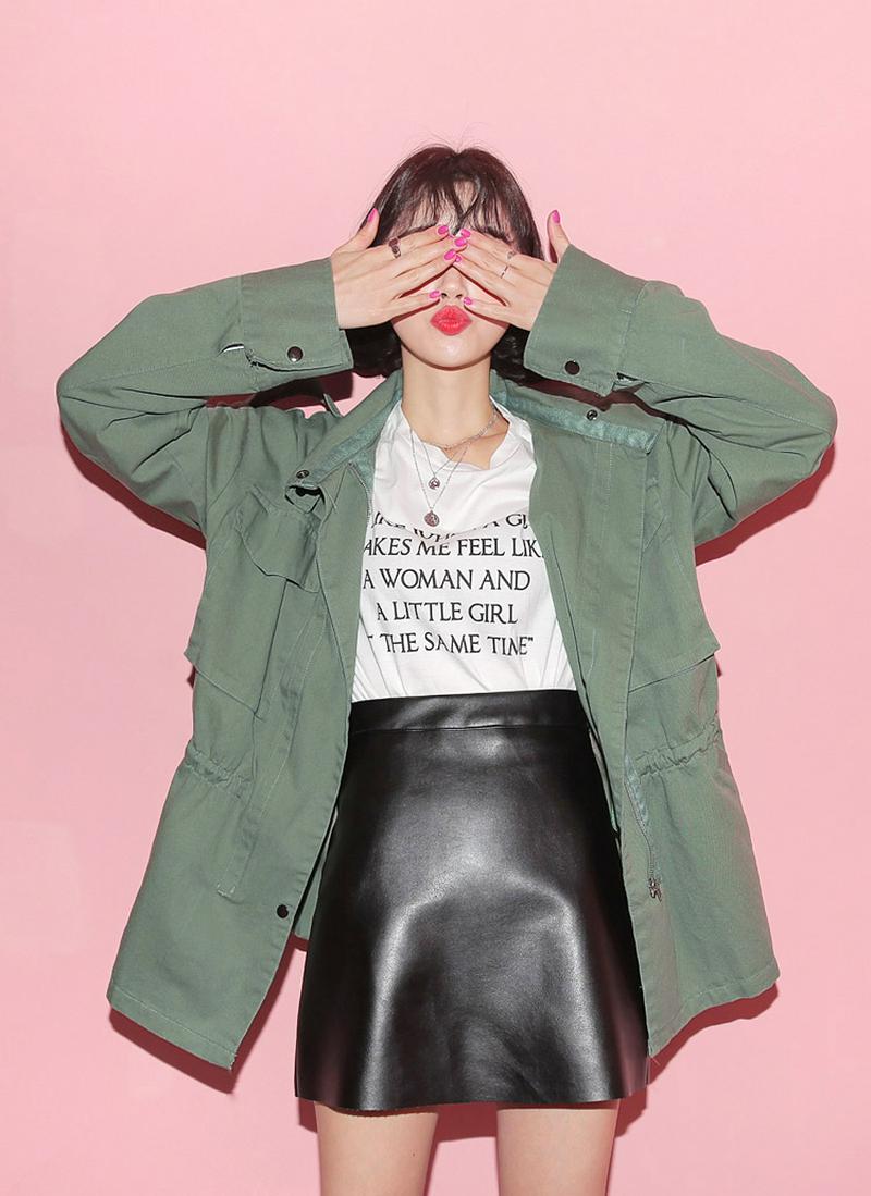 ボクシーミリタリージャケット・全2色