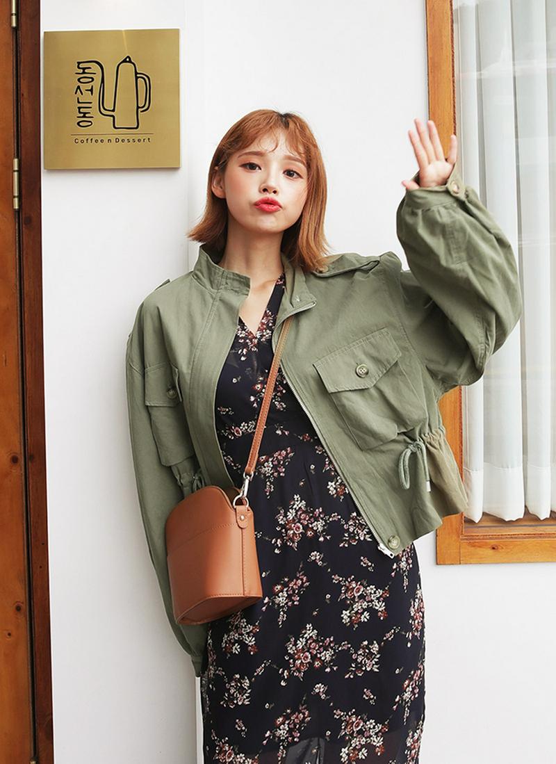 ショートミリタリージャケット・全2色