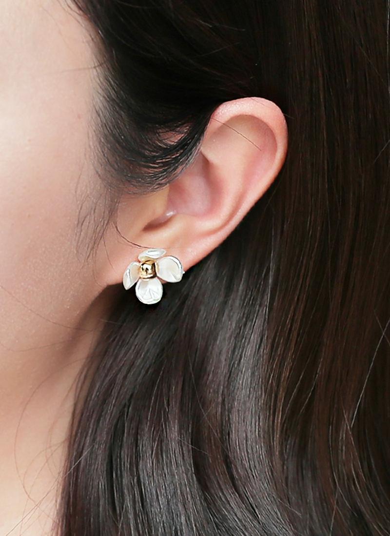フラワーモチーフピアス6SET・全2色