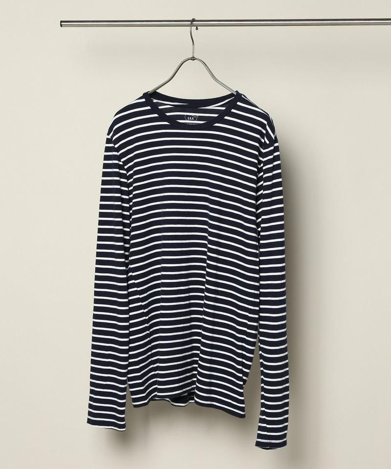SKU L/S MARINE STRIPE CREW TEE