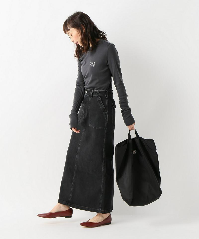 【PRISCAVera】刺繍ダブルロゴ Tシャツ