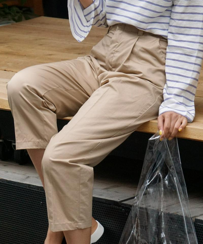 ツイルハイウエストクロップドパンツ  DONOBAN SELECT