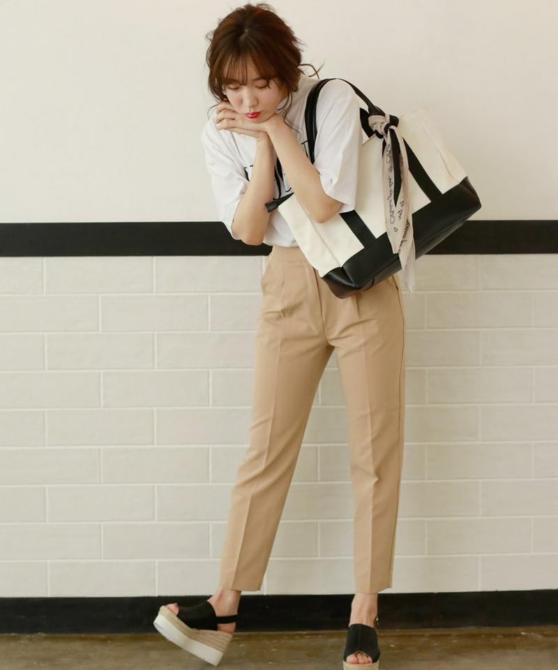 シンプルタックテーパードパンツ DONOBAN SELECT