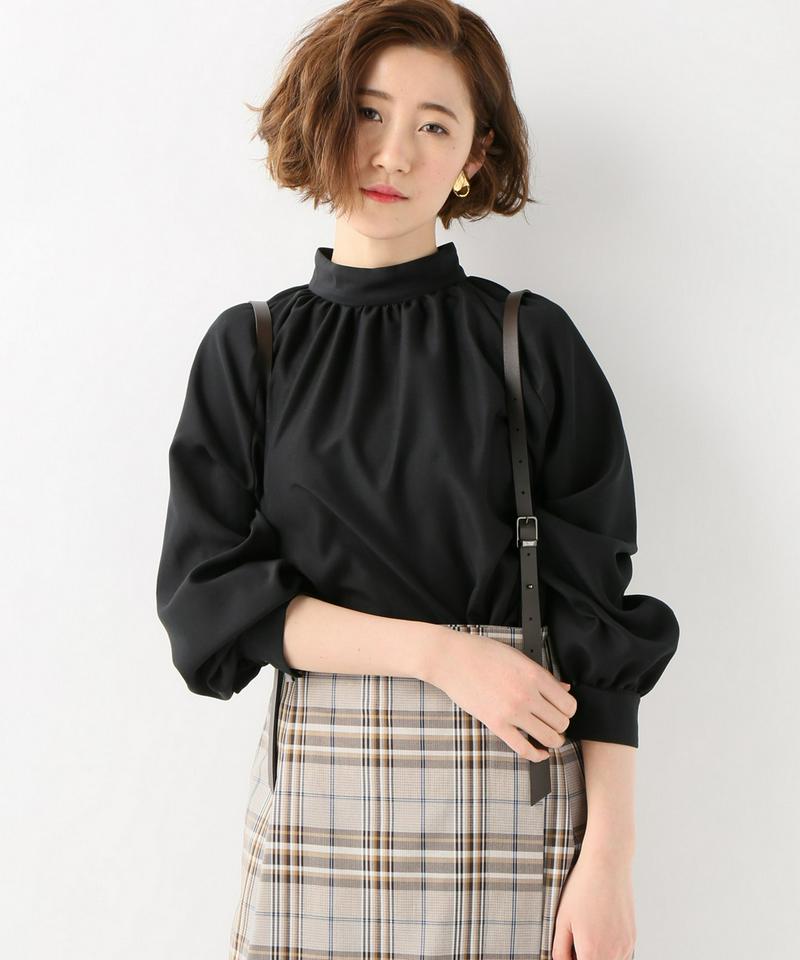 テンセルダンガリースタンドブラウス