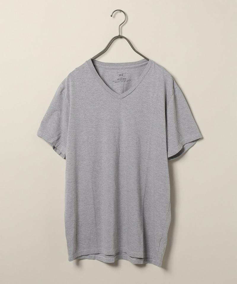 S/S Heather V-Neck Tee