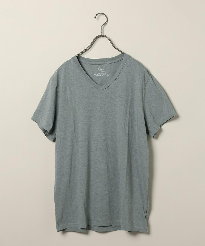S/S Heather V-Neck Tee