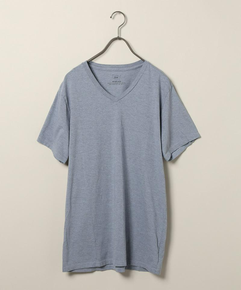 S/S Heather V-Neck Tee