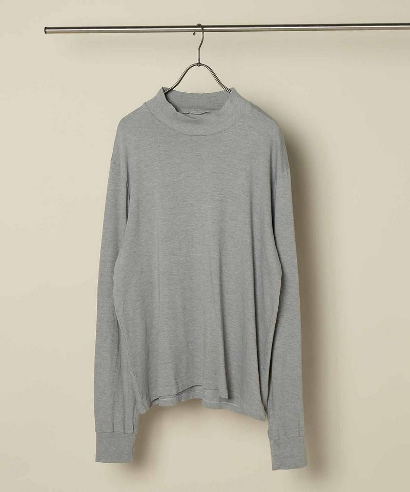 SKU L/S HEATHER JERSEY MOCK NECK TEE