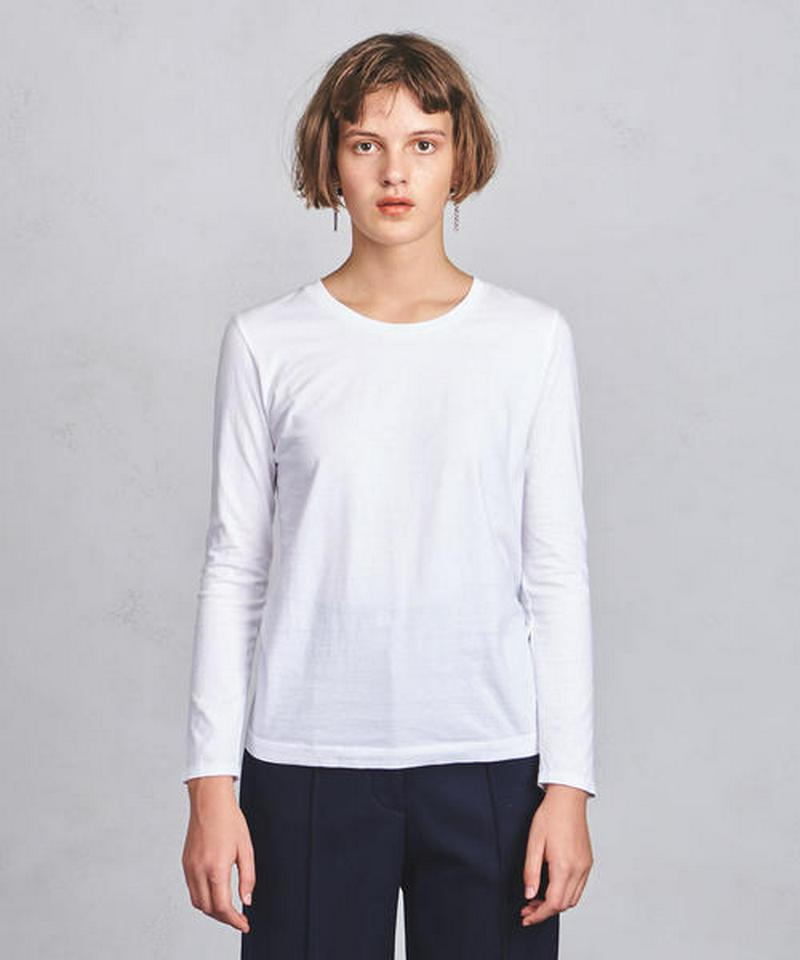 ＜Hanes（ヘインズ）＞クルーネック ロングＴシャツ