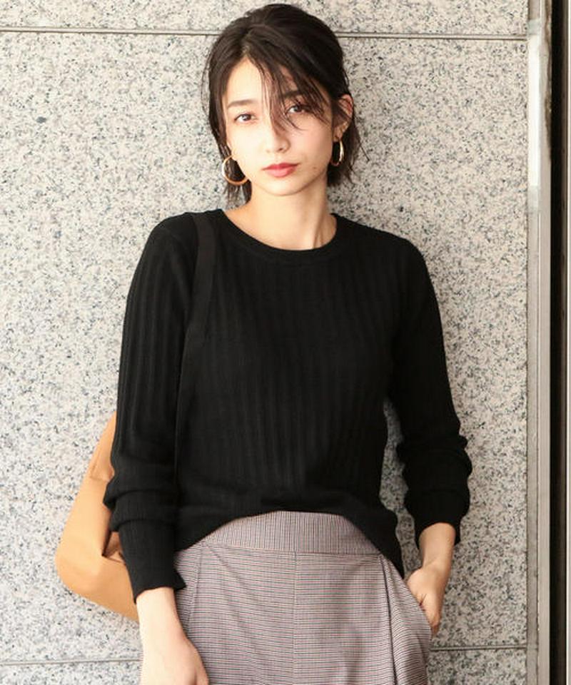 【予約】【WEB限定】by ※アイレットリブニットプルオーバー　-手洗い可能-