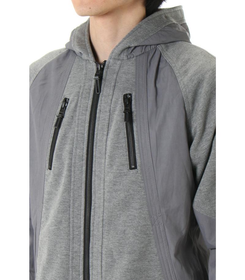 【MEN'S】TCポンチ×NCフーデッドブルゾン