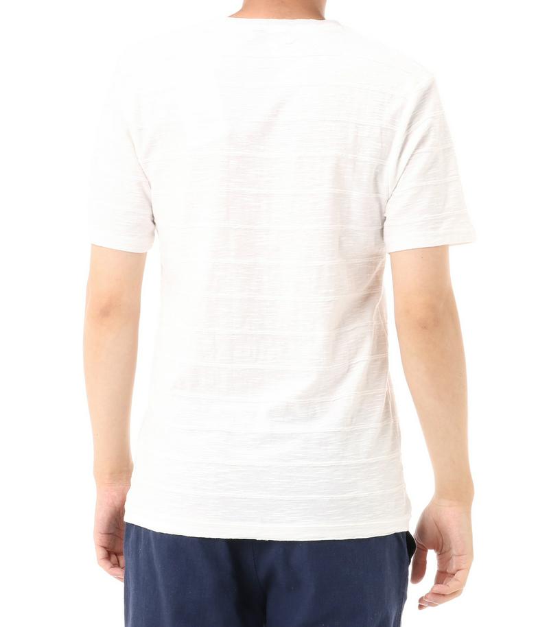 【MEN'S】スラブタック天竺Vネック半袖T