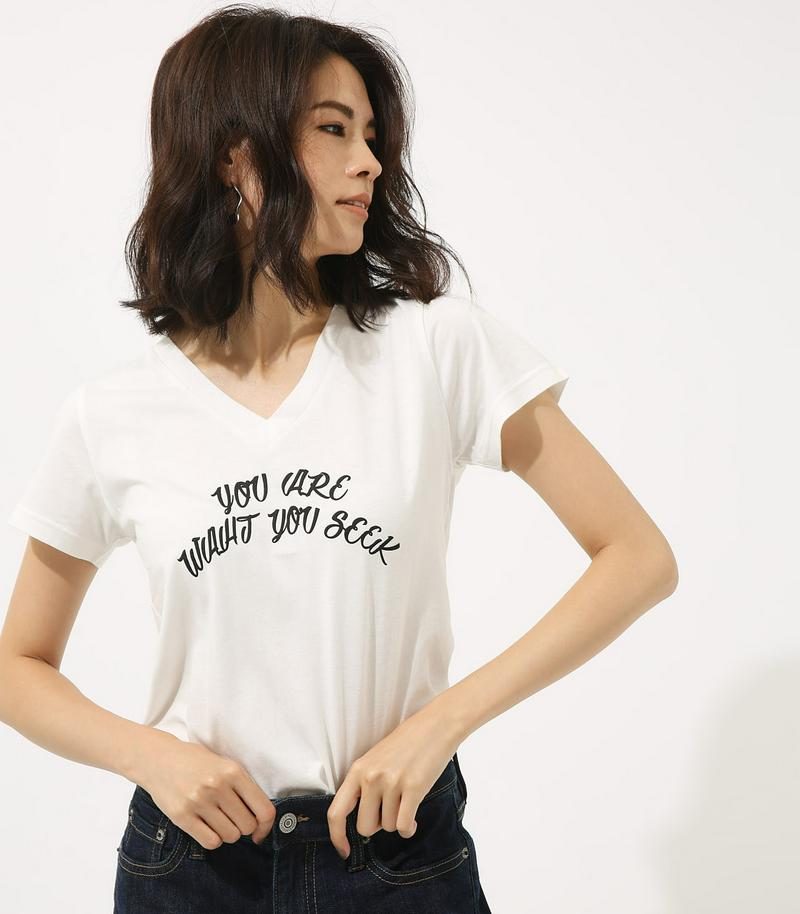 YOU ARE Vネック TEE