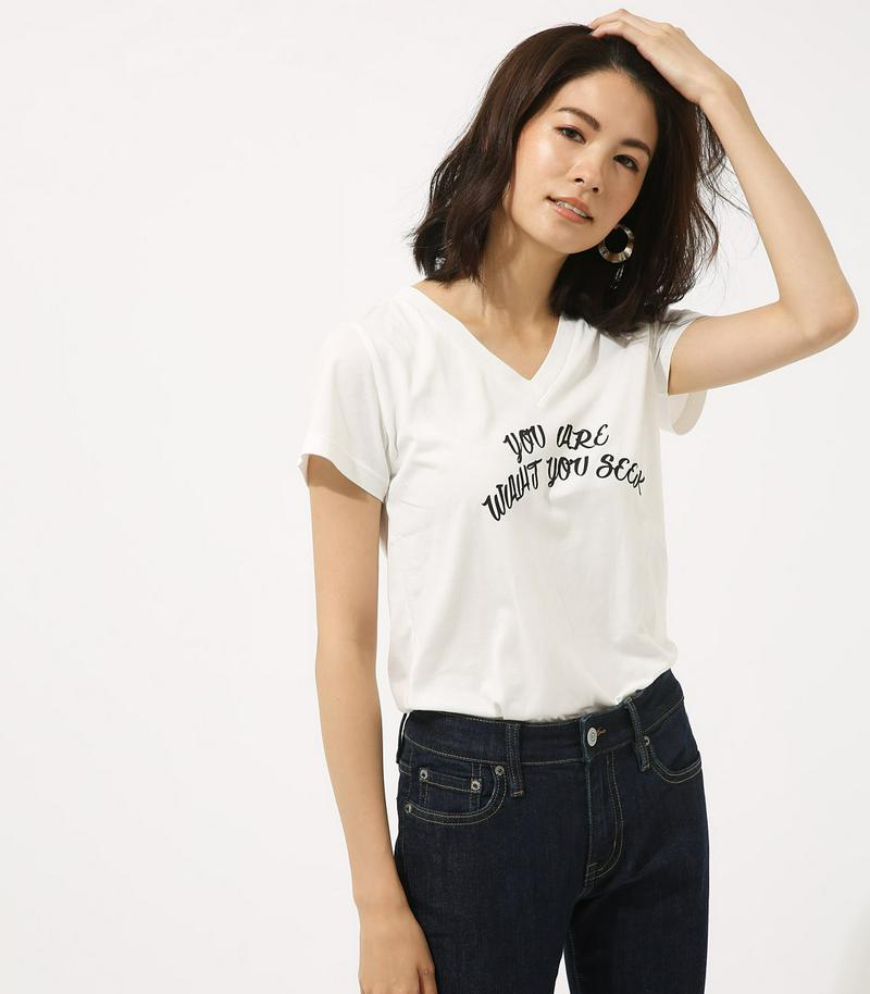 YOU ARE Vネック TEE