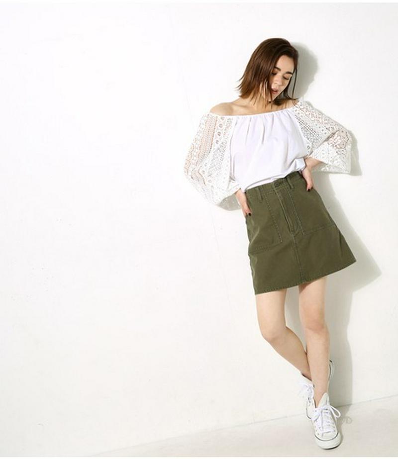 オフショルレースTOPS