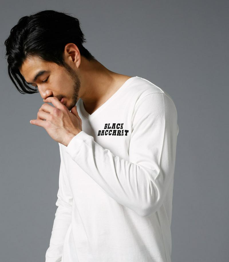 【MEN'S】ローズ Vネック長袖T