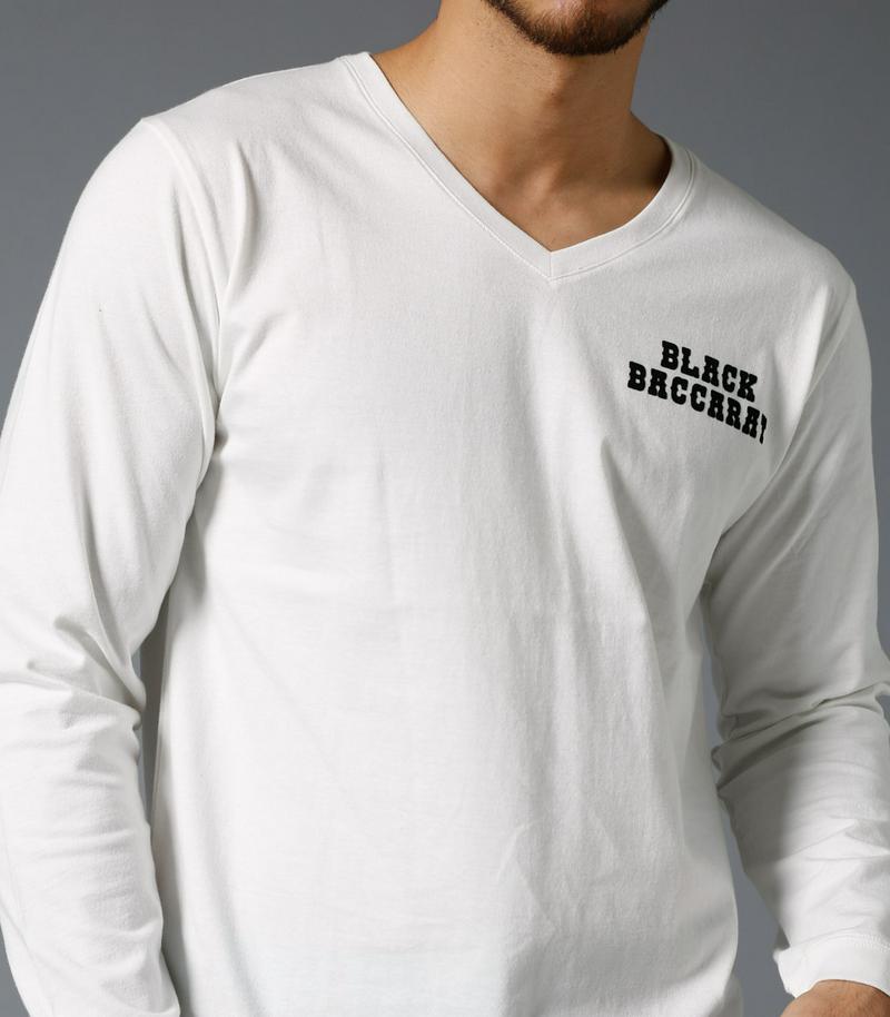 【MEN'S】ローズ Vネック長袖T