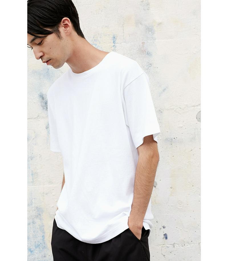 【MEN'S】空紡天竺Cネック半袖TEE