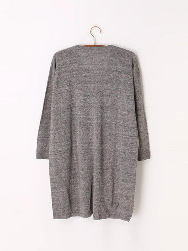 【Special Price】フレンチリネンVネックロングカーディガン