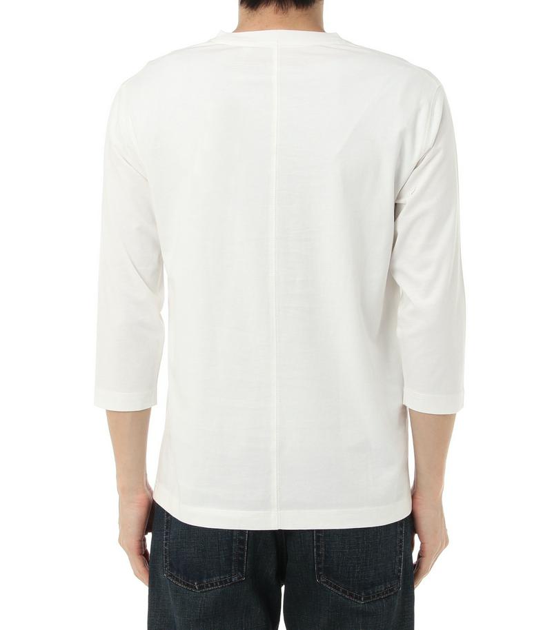 【MEN'S】オーガニックコットンVネック７分袖T