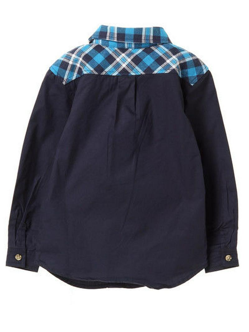 【Special Price】【kids】チェック切替シャツ