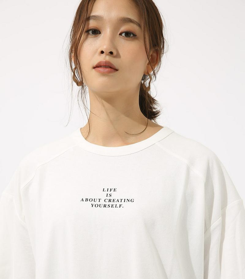 LIFE IS ルーズ TEE