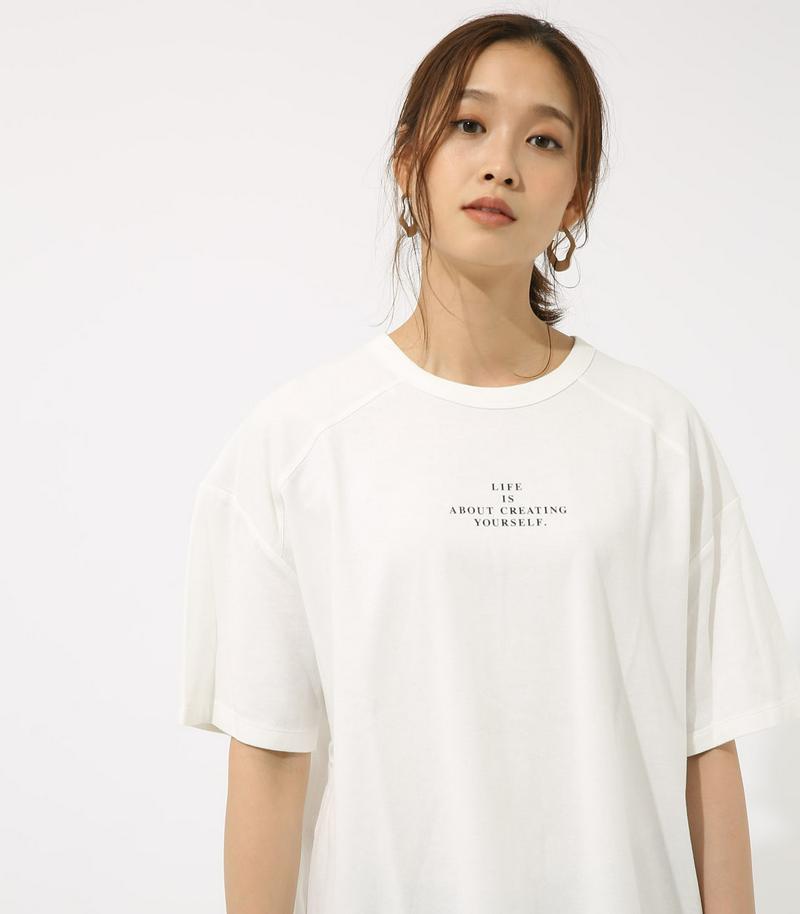 LIFE IS ルーズ TEE