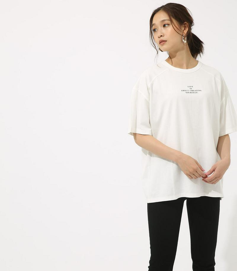 LIFE IS ルーズ TEE