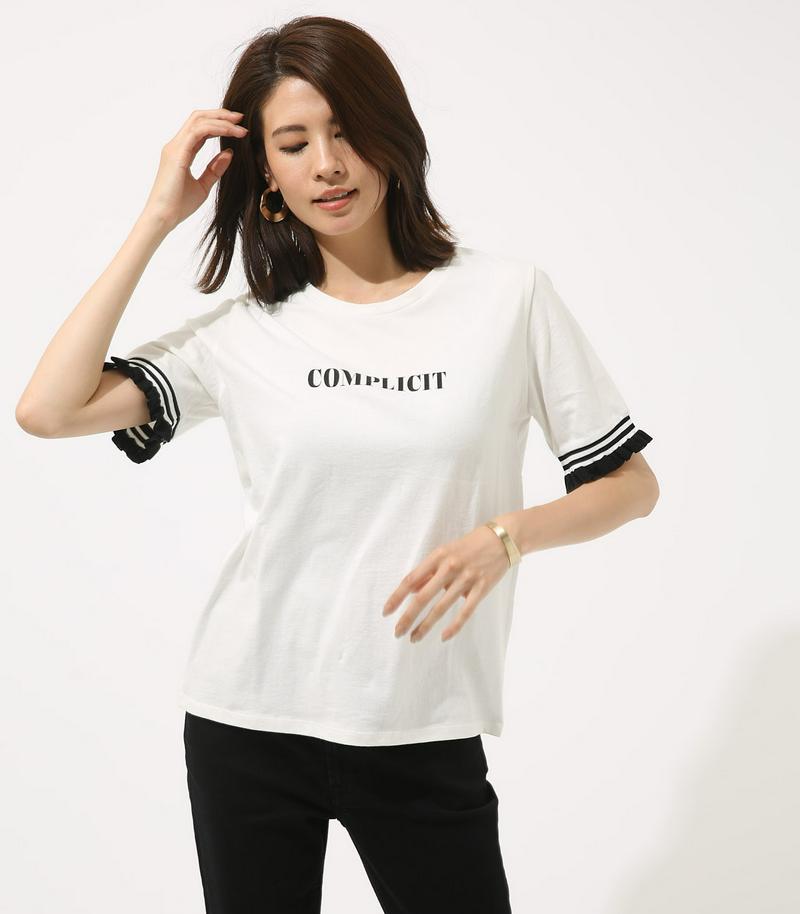 COMPLICIT 袖フリルTEE