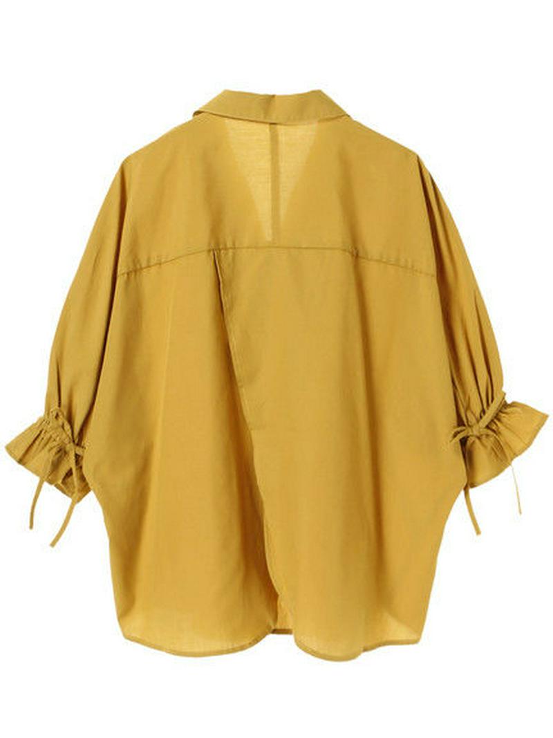 【Special Price】・スキッパーキャンディースリーブシャツ