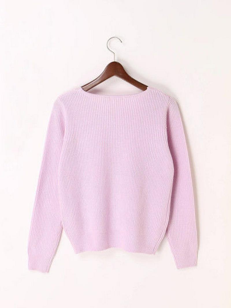 【Special Price】片畦Vネックプルオーバー