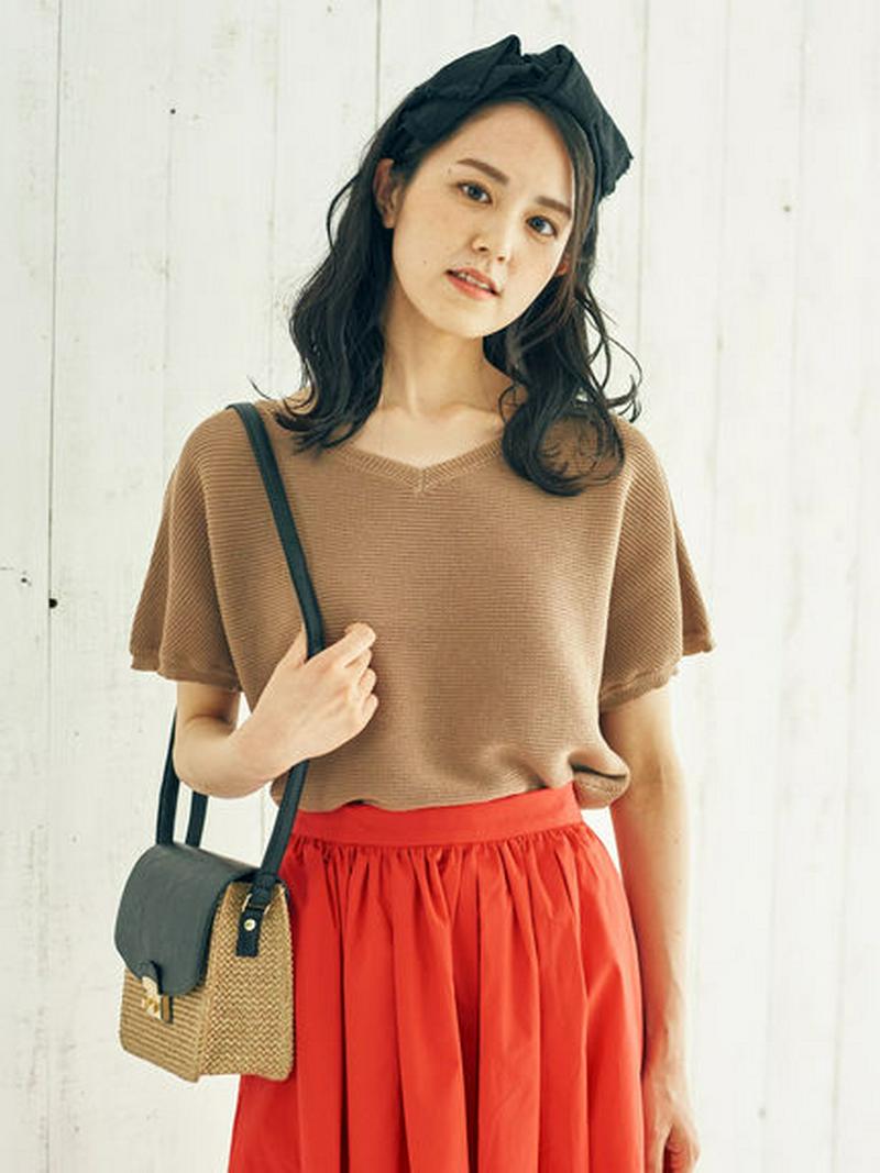 【Special Price】ガーターVネックプルオーバー