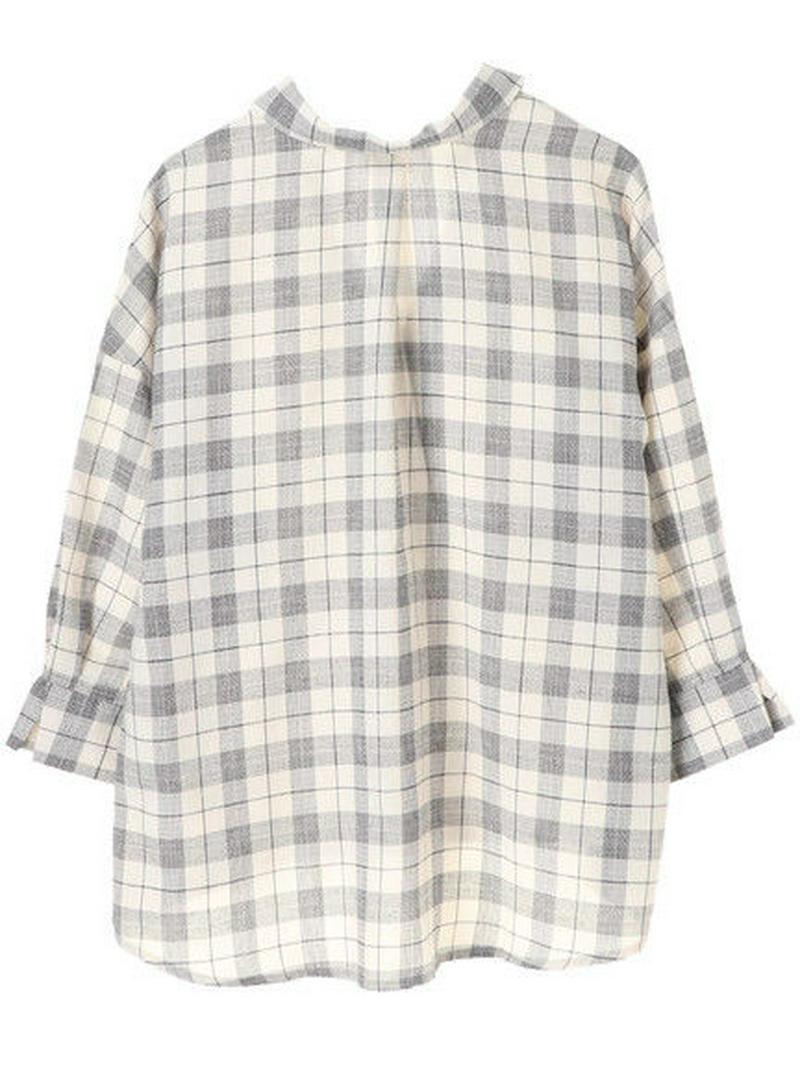 【Special Price】・チェックドロップショルダーシャツ