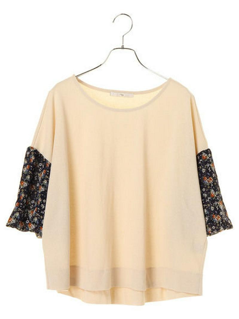 ◎Crisp フラワーシフォンバルーンT