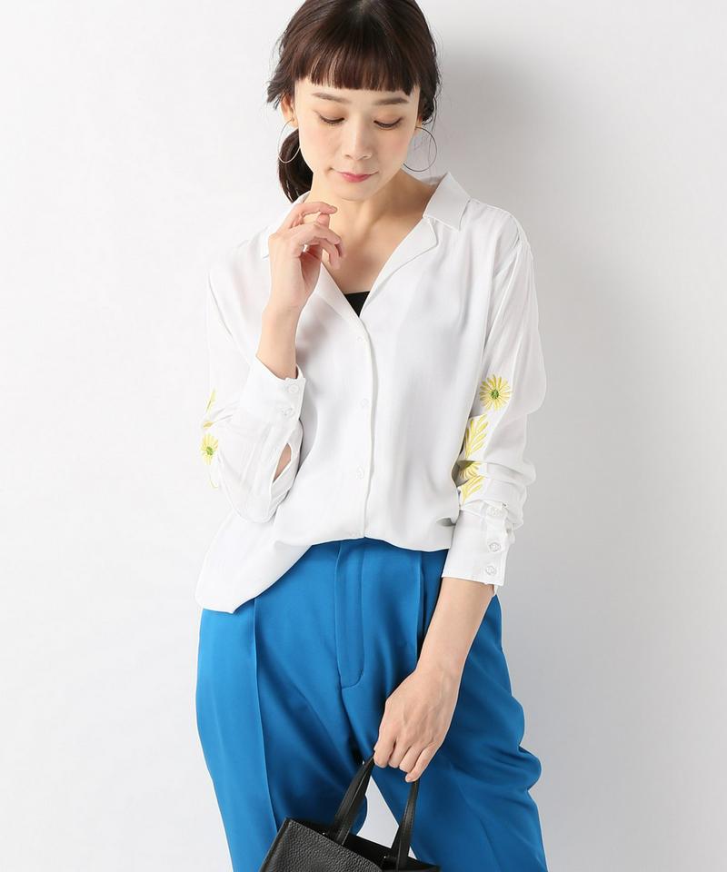 【BRUTA/ブルータ】ソデフラワーシャツ