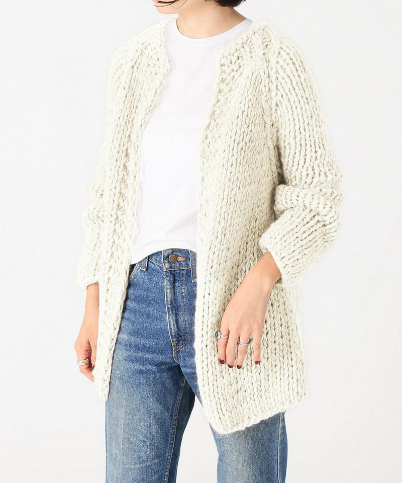 《予約》MAISON ANJE HAND KNIT カーディガン◆
