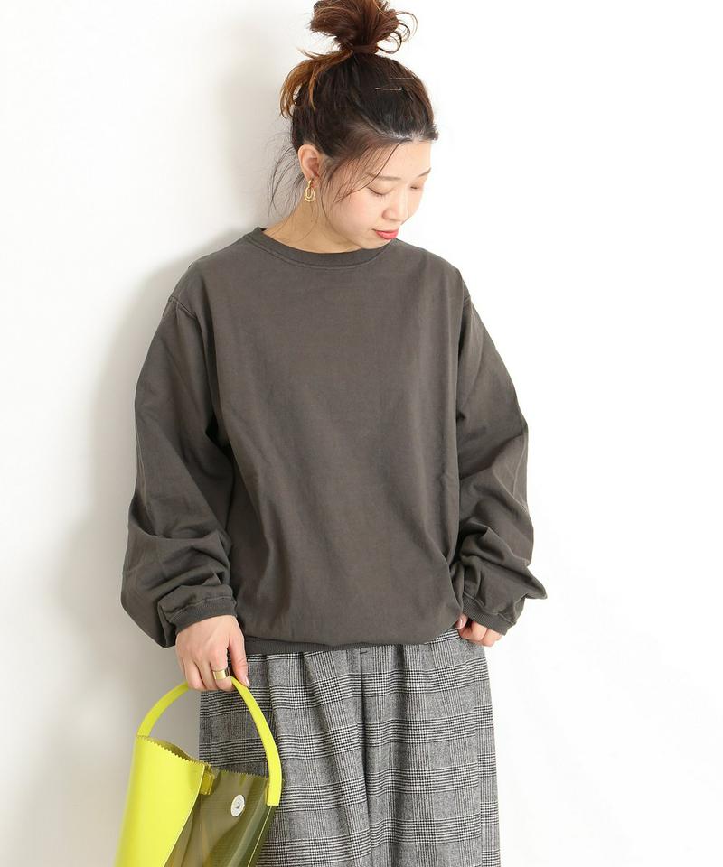 【Goodwear/グッドウェア】クルーネック長袖 CUFFHEM RIB