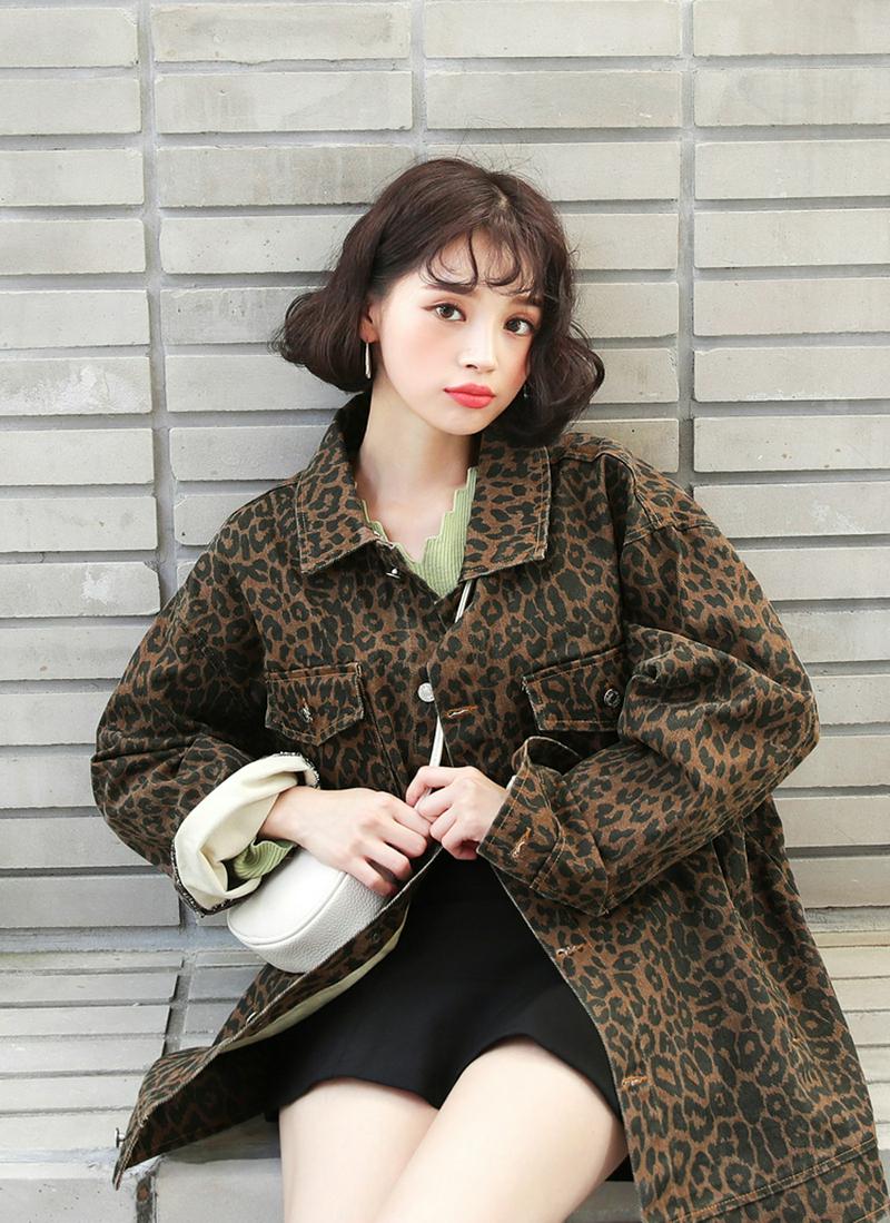 ボクシーレオパードジャケット・全1色