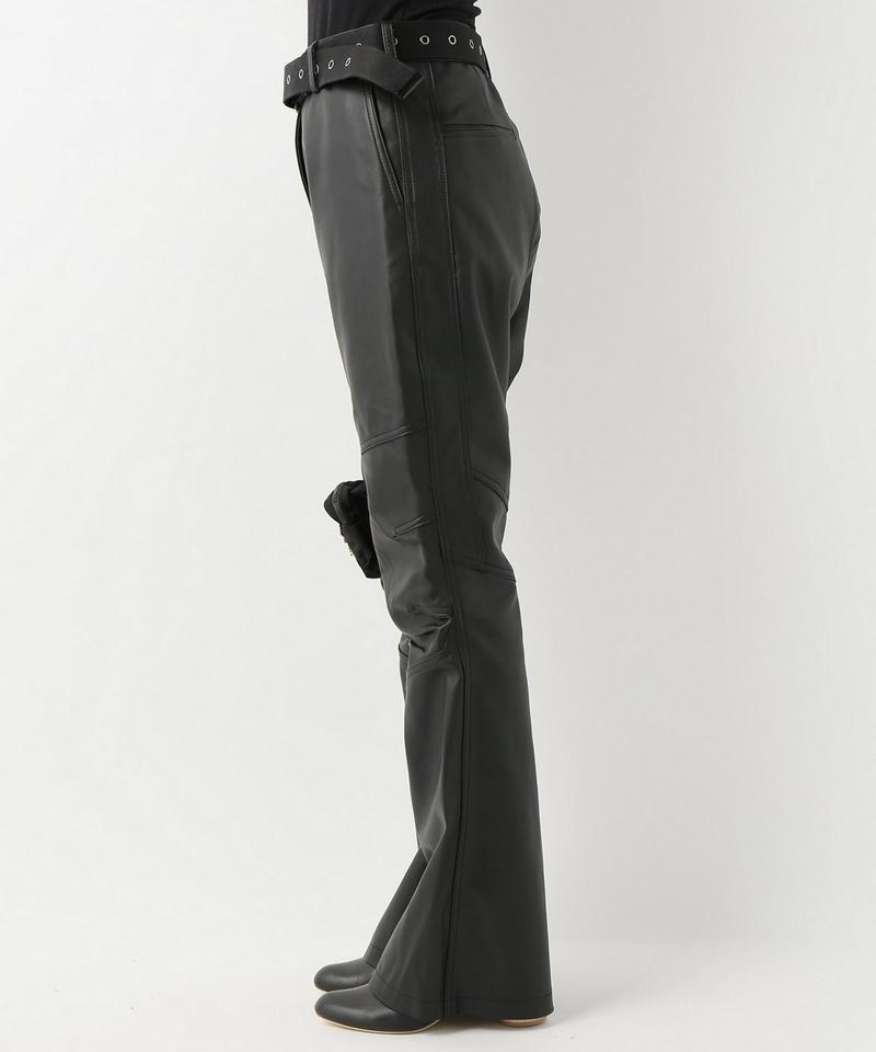 HYEIN SEO FAUX LEATHER PANTS w/ GARTER B