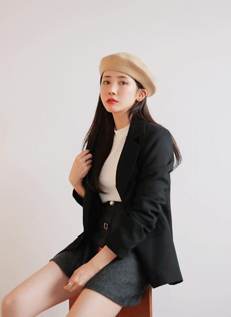 レオパードスカーフSETジャケット・全2色