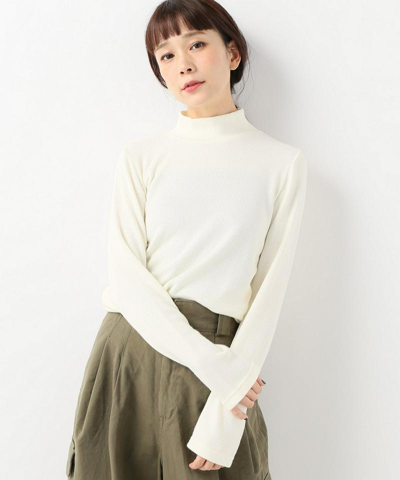 TCリブハイネックプルオーバー