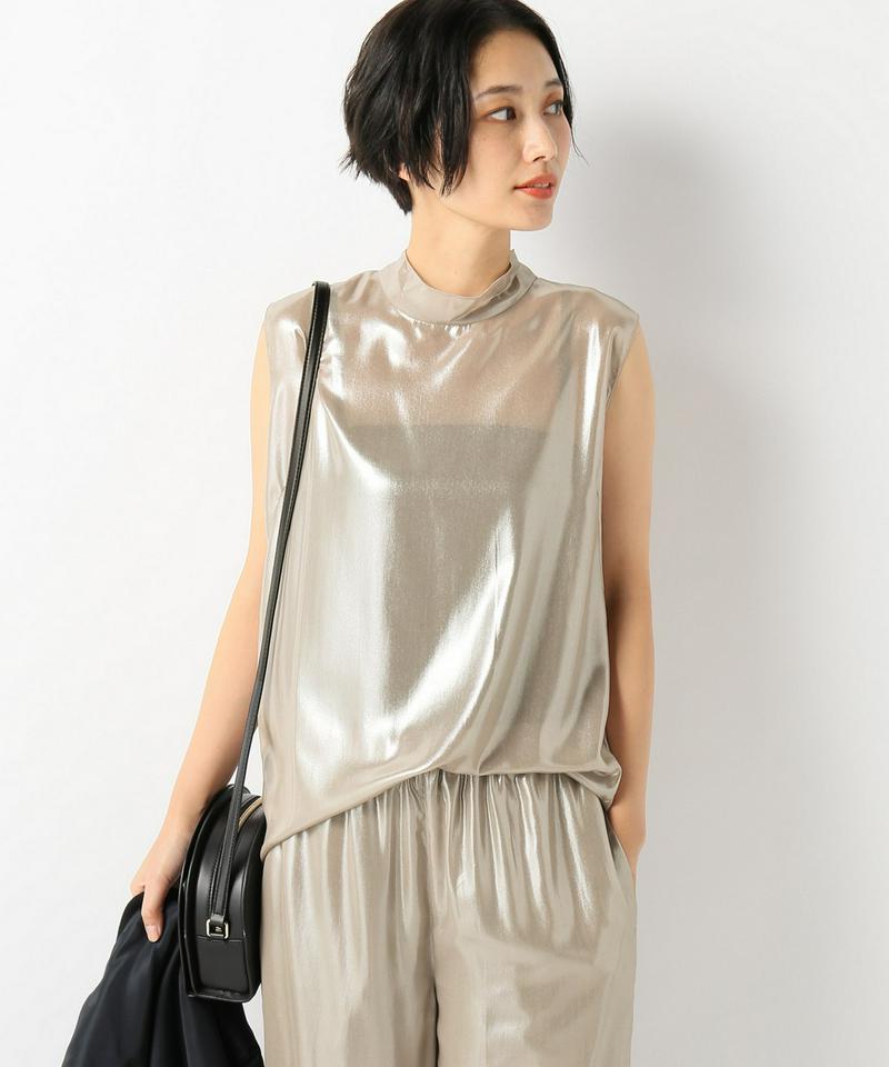 【NEU】ハクプリントノースリーブブラウス