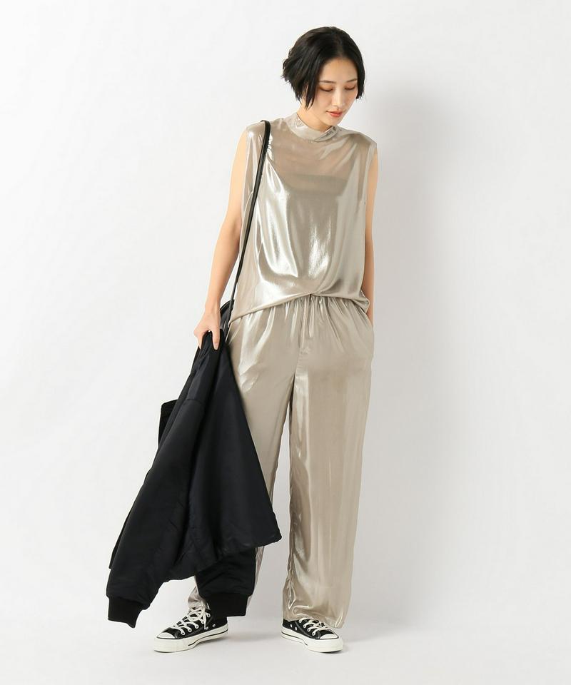 【NEU】ハクプリントノースリーブブラウス