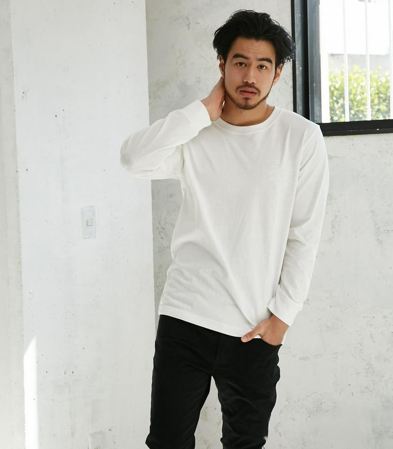 【MEN'S】WORLD GONE クルーネック長袖T