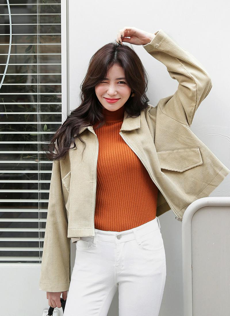 クロップドコーデュロイジャケット・全2色