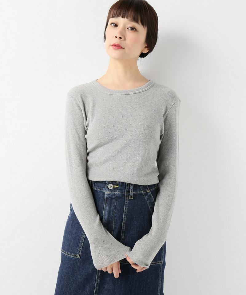 【Adriana Kay/アドリアナ ケイ】ハリヌキ ロングスリーブプルオーバー