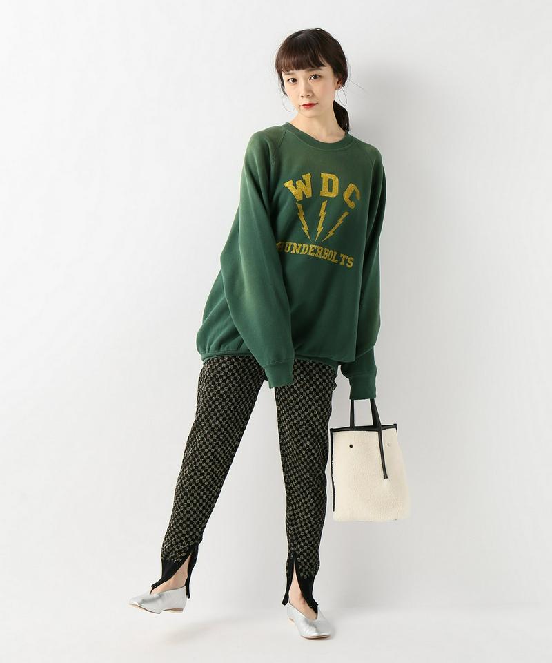 【REPLICA LOS ANGELES】SWEATPANTS W/LUREX MINI CHECK JA：パンツ