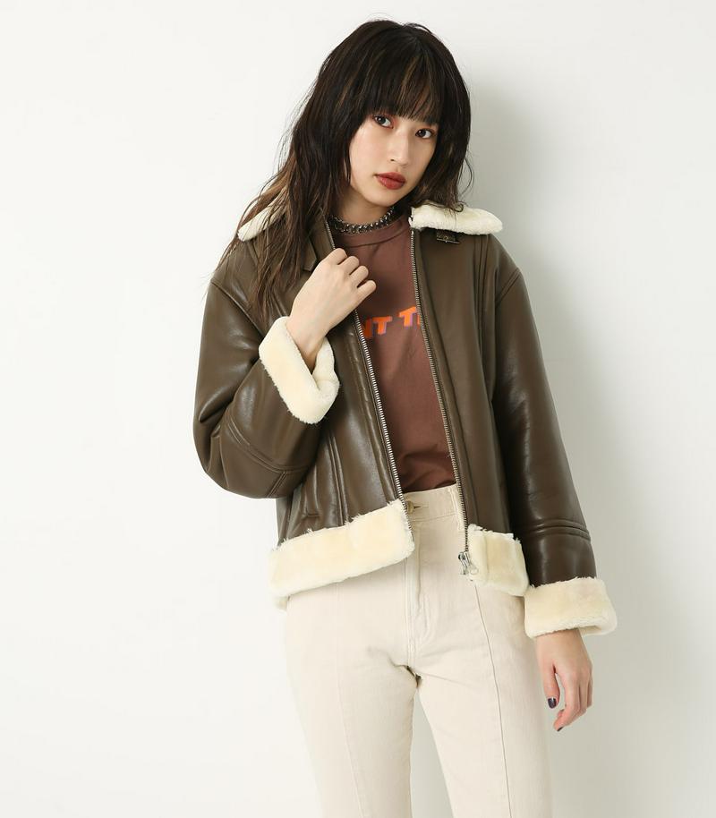 FAKE MOUTON COAT