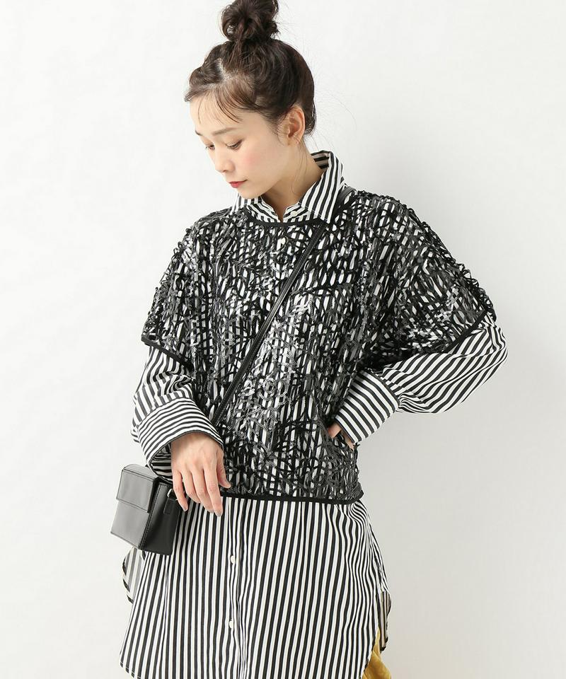 【Julien David/ジュリアンデイヴィッド】チュールトップ